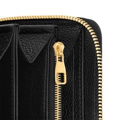 LOUIS VUITTON® - Zippy Wallet - Black/beige Luxury Wallets With Coin Pocket For Everyday, Luxury Black Wallets With Gold-tone Hardware, Luxury Compact Wallets For Everyday Use, Luxury Gold Wallet For Travel, Luxury Gold Wallets For Travel, Luxury Wallets With Gold-tone Hardware For Everyday Use, Luxury Black Wallet For Everyday Use, Luxury Bifold Wallet With Gold-tone Hardware, Luxury Black Everyday Wallet