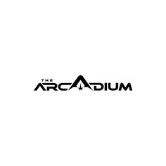 the arcadiaum logo on a white background