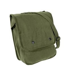 Rothco’s Map Case Shoulder Bag is one of the most convenient and versatile Everyday Carry (EDC) bags you can own! This military map bag is ideal for travelers and outdoorsmen alike. Designed with a large main compartment and divider, you can efficiently store a variety of gear from maps to a tablet. The front pocket is perfect for storing additional everyday essentials and includes two canvas slots and five elastic straps to carry tools and pens. Your contents won’t be going anywhere as the dual Poncho Liners, Safari Menswear, Map Bag, Everyday Carry Bag, Edc Bag, Tactical Shirt, Tactical Boots, Messenger Bag Men, Vintage Canvas