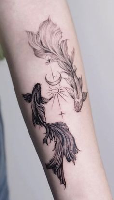 a woman's arm with a tattoo on it