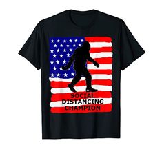 Social Distancing Shirt Bigfoot Tshirts Men Funny Sasquatch T-Shirt Social Distancing Champion Bigfoot T Shirts Champion Shirt, Halloween Shirts, Halloween T Shirt