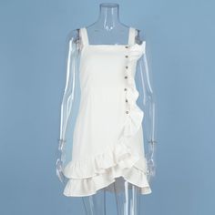 This timeless Pure White Suspender Dress offers an elegant and sophisticated look, crafted from lightweight and breathable fabric. Its delicate fine straps, fitted bodice and flowy skirt are designed to flatter the figure and move with the body, making it perfect for special occasions. Fabric: 65% polyester 35% cotton size(cm） bust Length waist S 86 86 70 M 90 87 74 L 94 88 78 1. Asian sizes are 1 to 2 sizes smaller than European and American people. Choose the larger size if your size between two sizes. Please allow 2-3cm differences due to manual measurement. 2. Please check the size chart carefully before you buy the item, if you don't know how to choose size, please contact our customer service. 3.As you know, the different computers display colors differently, the color of the actual Mykonos Style, White Suspenders, Suspender Dress, Flowy Skirt, Pure White, Fitted Bodice, Sundress, Breathable Fabric, Bodice