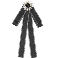 Fashion lady brooch necktie for decoration. Ribbon brooches with contrast color rhinestone bow brooch for Women. The locking pin-back design can make you clip your clothes quickly and easily. Bowtie with glass rhinestone in the middle, and the pin is on the back, steady, and easy to use. This brooch with gorgeous diamond plated alloy with a special gentle ribbon which makes women more attractive. it is great for your girlfriends, wife, or other female friends. Tips: 1. The actual fabric color ma Black Brooch With Decorative Bow For Evening, Mesh Gloves, Bow Brooch, Diamond Plate, Rhinestone Bow, Fashion Lady, Female Friends, Computer Monitors, Chain Styles