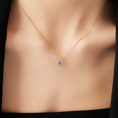 Escape the noise of everyday life with Ecksand's serene blue gemstones. This Blue Sapphire Pendant Necklace with Accent Diamonds envelops you in soothing tranquillity, balancing between sheer simplicity and luxurious opulence. Centre blue sapphire: 6x3 mm approx. Accent diamonds: 0.05+ ctw, VS2+/F+ Chain width: 1 mm approx. Chain length: 16 / 18 in. Chain type: Diamond-cut trace chain Closure: Lobster clasp Sapphire Pendant Necklace, Royalty Fashion, Blue Sapphire Pendant, Sapphire Necklace Pendants, Blue Sapphire Necklace, Types Of Diamonds, Necklace Pendants, Hair Wedding, Sapphire Pendant