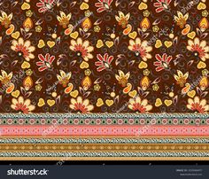 Textile Digital design motif ornament ikat ethnic Rug baroque pattern Baroque Pattern, Ethnic Rug, Image Illustration, Digital Design, Textiles, Rug