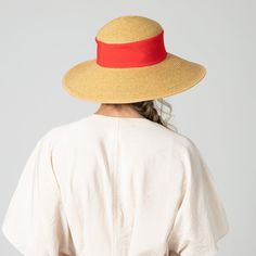 Need a new vacation hat? This sun hat comes with a collapsable crown, making this hat easy to flatten and pack into a suitcase. The pop color inset is a bold accent, while the Brim Size: 4.5" keeps the sun out of your eyes. Features 75% paper, 25% polyester Brim Size: 4.5" Women's One Size Eyes Features, Crown Making, Wide Brim Hat Summer, Vacation Hat, Sand Collection, Hat Storage, Pop Color, Outdoor Cap, Hat Clips