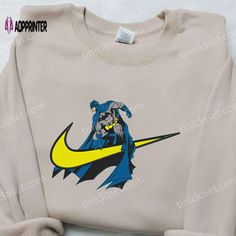 Batman Sunny x Nike Swoosh Embroidered Shirt: Marvel-inspired Nike Tee Batman Gifts For Boyfriend, Batman Gifts For Men, Batman Embroidery, Batman Marvel, All Batman, Batman Gifts, Batman Inspired, Batman Outfits, Funny Patches