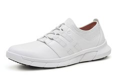 How cute are are these womens sneakers? #newshoes #whiteshoes #workshoe #sneakers #kotd #womensshoes Ergonomic Slip-resistant Walking Shoes For Light Sports, Lightweight Slip-resistant Sneakers For Light Sports, Modern Lace-up Walking Shoes For Light Sports, Ergonomic Lace-up Walking Shoes, Modern Lace-up Running Shoes With Ortholite Insole, Functional Ergonomic Lace-up Walking Shoes, Lightweight Slip-resistant Low-top Running Shoes, Lightweight Slip-resistant Functional Sneakers, Modern Breathable Synthetic Walking Shoes