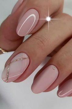 Spring 2023 Nail Trends, Unghie Sfumate, Wedding Nails Glitter, Wow Nails, Stylish Nails Designs, Nails Colors, Blush Nails