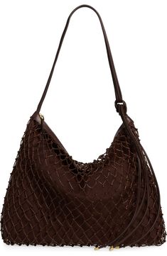 HOBO Kira Hobo Bag | Nordstromrack Elegant Brown Hobo Bag With Woven Leather, Casual Shoulder Bag With Intrecciato Weave For Errands, Brown Woven Leather Hobo Shoulder Bag, Hobo Bag With Braided Double Handles For Errands, Casual Hobo Bag With Intrecciato Weave, Casual Hobo Bag With Intrecciato Weave For Shopping, Casual Intrecciato Hobo Bag For Shopping, Woven Leather Tote Hobo Bag, Woven Leather Hobo Tote Bag For Everyday