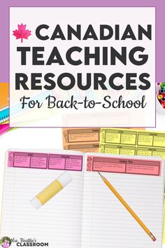 canadian teaching resources for back to school