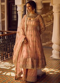 Anarkali With Palazzo, Satin Anarkali, Indian Suits For Women, Engagement Lehenga, Designer Anarkali Dresses, Embroidered Anarkali, Dazzling Dress, Net Top, Designer Anarkali