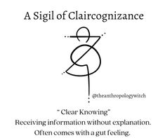 a black and white poster with the words, a sign of clairrognizance