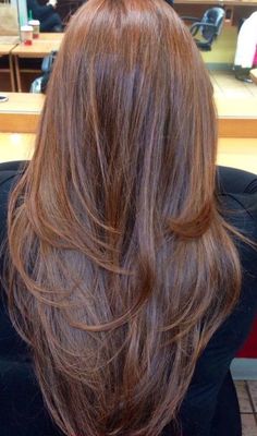 20 Glamorous Long Layered Hairstyles for Women - Haircuts & Hairstyles 2019 Haircuts For Long Hair With Layers, Long Layered Haircuts, Fresh Hair, Haircut And Color, Long Layered Hair, Haircuts For Long Hair, Long Straight Hair, Long Hair Cuts, Layered Haircuts