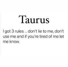 the words taurus are written in black and white