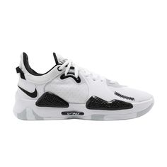 Find NIKE Pg 5 Tb ' Black on Editorialist. PG 5 TB 'White Black' Nike Pg 5, Men's Nike, Low Top, Top Sneakers, Nike Men, White Black, White And Black, Nike, Black And White