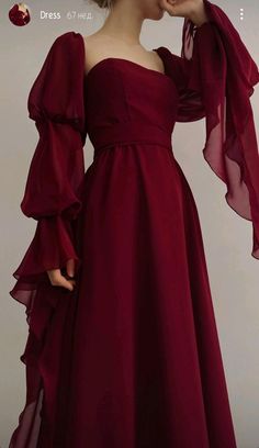 Wine Red Prom Dress, 21th Birthday, Burgundy Prom, Prom Dress Evening, Long Sleeve Dress Formal, Elegant Dresses Classy, Burgundy Prom Dress, Prom Dress Inspiration, Pretty Prom Dresses