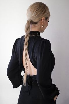 Holiday Hairstyles Easy, Hairstyles Straight, Elegante Y Chic, Fishtail Braid, Business Hairstyles, Chic Hairstyles, Holiday Hairstyles, Braided Ponytail, Grunge Hair