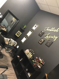 the salon is clean and ready for customers to use