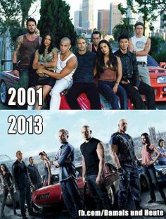 the fast and the furious movie cast before and after it was released in 2003, 2013