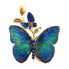 PRICES MAY VARY. Dimensions: 69mm high, 52mm wide Material: Pearl, copper alloy Weight: 22 grams (0.78 ounces). Fashion Butterfly brooches is a nice jewelry for women ，Trendy and Elegant，will compliment your hats, or shawls, to smarten up work clothes or wear at parties or on an evening out. easy to carry. wedding brooch pins for women . Womens fashion jewelry, wearing this beautiful Butterfly brooch will you be unique, it is appealing to will you different. Butterfly Brooches Pearl Embroidery B Evening Butterfly Brooch Jewelry, Elegant Handmade Butterfly Brooches, Elegant Butterfly Brooch, Elegant Blue Butterfly Brooches, Green Butterfly Brooch Jewelry, Pearl Embroidery, Animal Brooch, Wedding Brooch, Antique Brooches