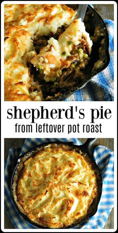 shepherd's pie from leftover pot roast