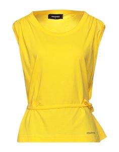 jersey, brand logo, laces, solid color, round collar, short sleeves, no pockets , Color: Yellow , Size: XS Casual Jersey Tops, Summer Jersey Crew Neck Top, Jersey Short Sleeve Top For Summer, Summer Jersey Tops With Short Sleeves, Short Sleeve Jersey Top For Summer, Jersey Short Sleeve Summer Top, Luxury Yellow Crew Neck T-shirt, Fun Yellow Cotton T-shirt, Yellow Short Sleeve T-shirt With Front Print