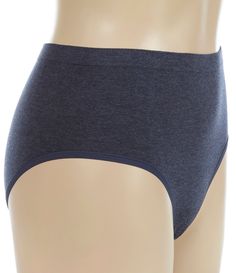 From Modern Movement&#x2C; this brief features:Seamless&#x2C; stretch knit fabricationElastic waistband and leg openingsTagless designComfortable fitFull rear coverageCotton gussetCotton/spandexMachine wash/tumble dry lowImported Stretch Nylon Full Coverage Bottoms, Stretch Nylon Bottoms With Full Coverage, Stretch Seamless Fabric Gray Bottoms, Stretch Gray Bottoms In Seamless Fabric, Gray Stretch Bottoms In Seamless Fabric, Sports Bottoms With Seamless Shaping Construction, Stretch No-show Sports Bottoms, Seamless Shaping Bottoms For Sports, Sports Bottoms With Seamless Elastic Fit