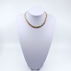 Cuban  Curb Link Choker I MCHARMS Link Necklace, Choker, Statement Necklace, Chain Necklace, Gold Necklace, Gold Plate, Plating, Necklaces, Chain