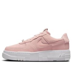 (WMNS) Nike Air Force 1 Pixel 'Pink Oxford' DQ5570-600 (AF1/SNKR/Skate/Casual/Low Top/Women's/Non-Slip/Wear-resistant) Air Force 1 Pixel, 1 Pixel, New Nike Air Force, Tenis Nike, Shoes Sneakers Nike, Oxford White, Sneakers Adidas, Nike Dunk High, Nike Air Force 1 Low