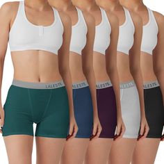 PRICES MAY VARY. Cotton Boxer Briefs for Women- These boyshorts provide a snug and comfortable fit, preventing chafing and irritation. The soft cotton fabric is breathable and helps keep you feeling dry and comfortable all day long. Anti Chafing Boy Shorts Panties - The anti-chafing design is perfect for anyone who suffers from thigh rub or other skin irritations. With a 3" inseam, these shorts provide plenty of coverage and prevent riding up throughout the day. Elastic waistband : Widened elast Boxer Briefs For Women, Boxers For Women, Womens Boxer Shorts, Thigh Rub, Anti Chafing Shorts, Anti Chafing, Girl Fits, Under Dress, Boxer Briefs