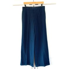 Ralph Lauren Blue Label Linen Blend Wide Trousers. New Condition. Size 8. Luxury Blue Linen Pants, Blue Linen Wide-leg Pants, Blue Linen Ankle-length Wide Leg Pants, Blue Linen Wide-leg Bottoms, Chic Ralph Lauren Wide-leg Pants, Black Linen Pants, Striped Wide Leg Pants, Black Wide Leg Pants, Blue Label