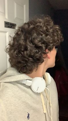 Perm Inspo Men, Poofy Hair Men, Curly Mod Haircut, Curly Flow Men, White Boys With Curly Hair, Eddy Jae, Perm Hair Men, David Hair