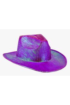 metallic cowboy hatone size Denim Cowboy, Purple Denim, Country Hats, Big Country, Cowboy Hat, Western Fashion, Cowboy Hats, Cowboy, Purple