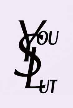 the words you and u are written in black ink on a white background with an image of a dollar sign