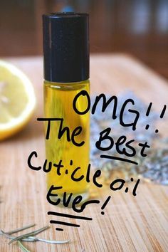 Cuticle Oil Recipe, Cuticle Oil Diy, Best Cuticle Oil, Essential Oil Beauty, Essential Oil Blends Recipes, Nail Oil, Nail Strengthener, Diy Essential Oils