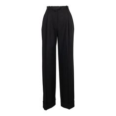 Check out this item from 1stdibs! Christian Dior Black Blended Wool Pants: https://www.1stdibs.com/id-v_21425222 Dior Trousers, Dior Pants, Interview Outfits, Vintage Trousers, Interview Outfit, Trouser Style, John Galliano, Wool Pants, Made In France