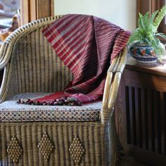 Expertly woven on a pedal loom these luscious, one of a kind shawls are from Kutch, India. They are long "rebozos" or shawls that can be used as a stunning table runner, at the foot of the bed or as a gorgeous wall hanging. The color combination is an expert mixture of harmonizing colors. The ends of the warp are tiny tassels to add just a little more deliciousness. Cotton, silk and wool blend. They are soft and drape easily around the neck and shoulders. I purchased these at the International F Red Shawl With Traditional Patterns For Ceremonies, Traditional Pashmina Shawl With Weaving Work, Bohemian Handloom Shawl For Traditional Ceremonies, Traditional Festive Shawl With Woven Motifs, Traditional Red Shawl With Weaving Work, Bohemian Red Handloom Dupatta, Traditional Handwoven Pashmina Shawl, Festive Red Handloom Shawl, Red Bohemian Handloom Dupatta