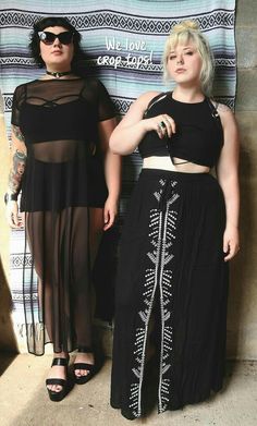 Pinterest - Deutschland Summer Goth Outfits, Plus Size Goth, Plus Size Crop Tops, Summer Goth, Witch Fashion, Witchy Fashion, Alt Fashion, Festival Looks, Mode Inspo