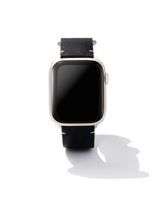 A band that only gets better with time. Designed to fit your Apple Watch® and Samsung Galaxy Watch®, the Grey Leather Watch Band in Black is made with polished Stainless Steel hardware and a durable, full-grain leather. To switch up your bands, simply press down on the easy release mechanism and then align each new band to the pinholes on either side of the watch. Everyday Black Leather Strap Watch Bands, Everyday Black Watch With Bracelet Strap, Everyday Black Watch Bands With Leather Strap, Classic Black Watch Bands With Waxed Finish, Black Leather Strap Apple Watch Band For Everyday Use, Classic Black Adjustable Watch Bands, Timeless Black Watch Bands For Everyday, Timeless Black Watch Band For Everyday Use, Modern Black Watch With Wrist Strap