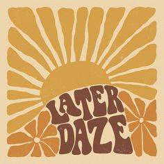 Later Daze Art Print - High West Wild 70s Patterns, Widget Icons, Painting Inspo, Textured Paper, Beach Bars, Retro Color, Painting Crafts, Iphone Background, Paper Texture