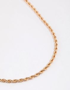 Gold Rope Chain Necklace - Lovisa Elegant Necklaces With Rope Chain, Elegant Luxury Rope Chain Necklace For Formal Occasions, Luxury Classic Rope Chain Necklace For Formal Occasions, Elegant Luxury Formal Rope Chain Necklace, Affordable Gold Rope Chain Necklace, Luxury Gold Rope Chain Necklace For Formal Occasions, Affordable Elegant Rope Chain Necklace, Luxury Elegant Rope Chain Necklace For Formal Occasions, Luxury Gold-plated Rope Chain Necklace