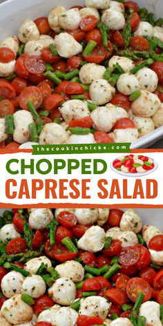 Learn how to make the best caprese salad recipe for your summer salad ideas! This easy caprese salad is classic with the perfect trio of fresh mozzarella, fresh tomatoes and basil. Drizzled with a balsamic glaze, it is the perfect flavor-packed salad! Try it! Chopped Caprese Salad, Tomato Basil Mozzarella Salad, Salads With Basil, Best Caprese Salad, Easy July 4th Recipes, Summer Salad Ideas, Easy Caprese Salad, Tomato And Mozzarella Salad, Cold Spaghetti Salad