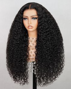 PRICES MAY VARY. 🌸【Glueless Wig Material】New Curly Wig Human Hair, Directly Cut the Braided Hair from Young Girls, No shedding and No tangle. Can be bleached, dyed. 220% Density, Absolutely Soft, Full and Glossy!!! 🌷【SALON-GRADE Realistic Scalp】Advanced Pre-bleached Invisible Knots Technology. Real Pre-plucked and Tiny Knots for that natural-looking hairline. Indulge in a flawless fit with our real ready to go glueless wig. Natural As Your Own Hair. 🌺【Upgraded Pre-Cut Lace Wig】Larger 6x5 lace Long Curly Hair Wig, Wig Material, Goddess Braids Hairstyles, Long Curly Wig, Glueless Wigs, Glueless Wig, Afro Wigs, Curly Hair Wig, Wave Wig