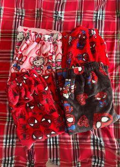 This Hello Kitty Spider Man Loose Pajamas playful characters with soft cotton velvet fabric for a cozy, casual look. Designed with a unique Hello Kitty and Spider-Man pattern, it’s perfect for lounging or sleeping comfortably. The fit and long pants make it a versatile addition to your sleepwear collection. Made from cotton velvet fabric, offering a soft and comfortable texture for all-day wear. Features a fun crossover design of Hello Kitty and Spider-Man, adding a playful touch to your loungew Man Sleeping, Comfy Blouse, Cartoon Designs, Flannel Pajama Pants, Warm Pants, Trendy Denim, Sleeveless Short Dress, Casual Home, Bell Bottom Pants