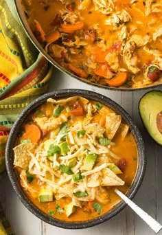 the best chicken tortilla soup with instant pot instructions is an easy dinner idea