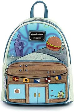 Spongebob Krusty Krab, Disney Bags Backpacks, Krusty Krab, Cute Mini Backpacks, Mini Backpack Purse, Mini Mochila, Loungefly Bag, Disney Bag