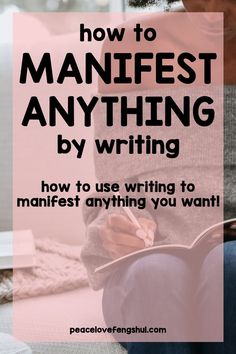 How To Write Your Manifestations, Manifestation Affirmation, Manifesting Techniques, Manifestation Techniques, Writing Down Manifestations, How To Manifest Writing, Manifestation Books, Manifest Writing Techniques, How To Write Manifestations