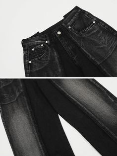 Discover the epitome of urban comfort with TALISHKO's loose jeans collection. Crafted for the modern street aesthetic, our jeans fuse relaxed fits with premium denim, ensuring effortless style and unrestricted movement. Embrace the laid-back vibe with tapered legs, distressed detailing, and versatile washes. Elevate your streetwear game with TALISHKO's loose jeans - where comfort meets style on every corner. Edgy Black Rigid Denim Jeans, Modern High-rise Jeans For Streetwear, Modern High Rise Jeans For Streetwear, Trendy Black Rigid Denim Jeans, Modern Black Relaxed Fit Jeans, Modern Black Denim Jeans, High Rise Patchwork Jeans For Streetwear, Black Straight Leg Jeans With Contrast Stitching, Black Jeans With Contrast Stitching In Rigid Denim