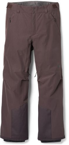 Designed so you can focus on winter fun  the men's REI Co-op Powderbound insulated snow pants give you 2-layer Peak waterproof/breathable and windproof protection along with synthetic insulation. Downhill Skiing, Ski Pants, Winter Fun, Snow Pants, Rei Co-op, Raisin, Focus On, Insulation, Mens Pants